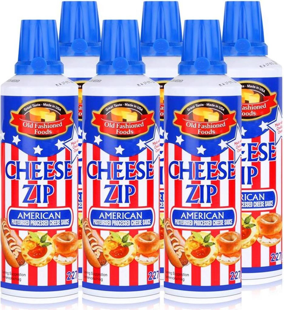 Old Fashioned Foods Cheese Zip 227g Amerikanischer Produktbild 