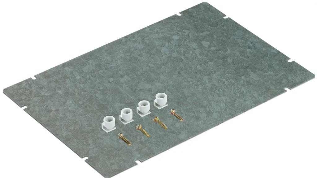Plaque de montage isolante GMS 3 pour coffret électrique 380x260 mm