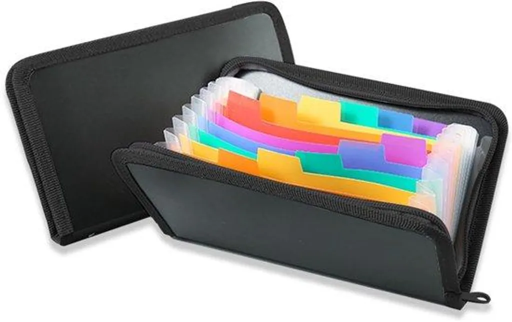 Porte-Coupons Portable pour Faire les Courses et Classer vos Billets