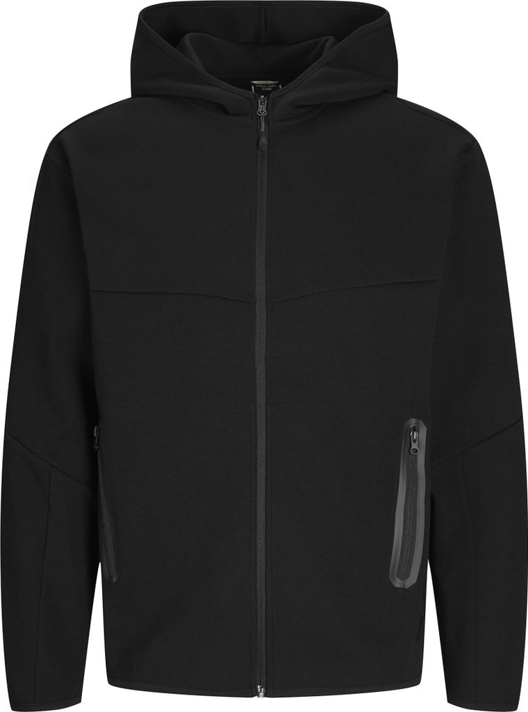 JACK & JONES Herren Kapuzensweatjacke JCOFUSION Sweat Zip Hood Noos