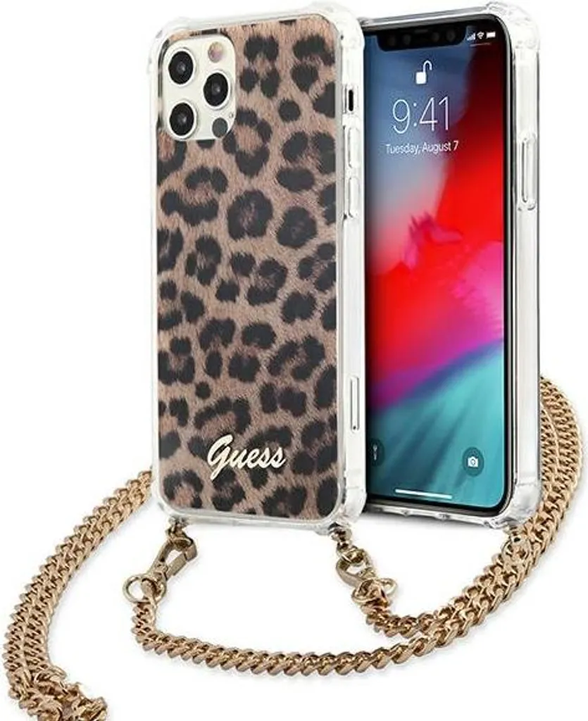 Cover Guess iPhone 12 Pro Max Maculata Oro - Elegante e Glamour
