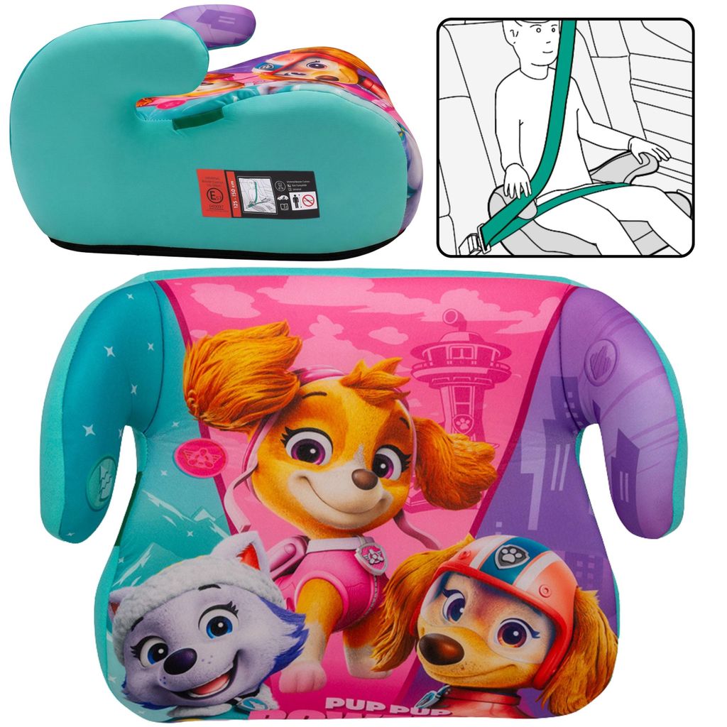 Paw Patrol Autositz, Kindersitz, Sitzerhöhung für Mädchen, Produktbild 