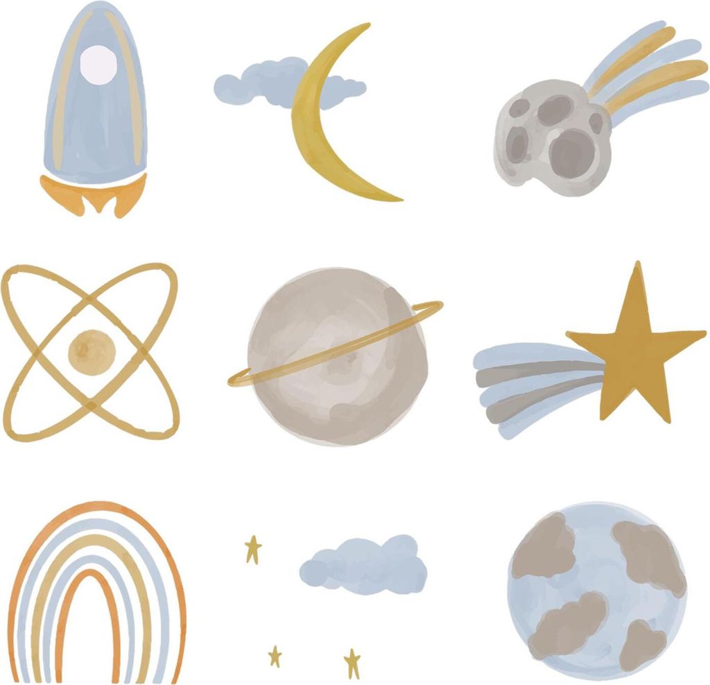 Wandaufkleber Kinderzimmer – Wandsticker für Baby & Kinder – Selbstklebende Wanddekoration – Abnehmbar ohne Rückstände – Deko für Mädc...