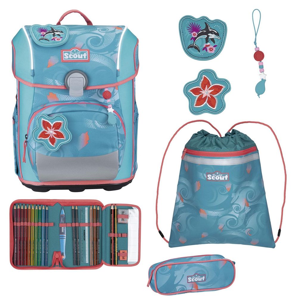 Scout zaino della scuola Safety Light Neo Set 4 -pezzi Immagine del prodotto 
