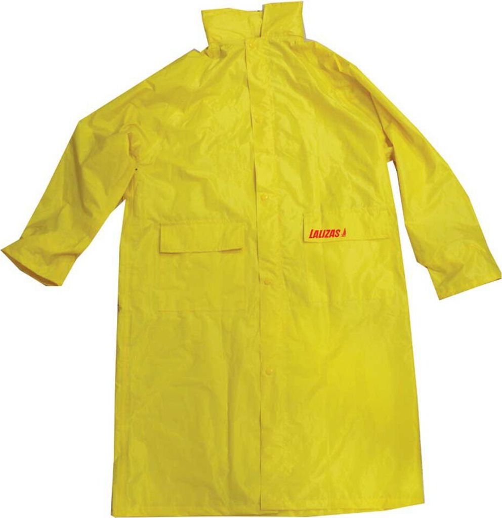 Lalizas Raincoat With Hood Regenjacke Yellow L