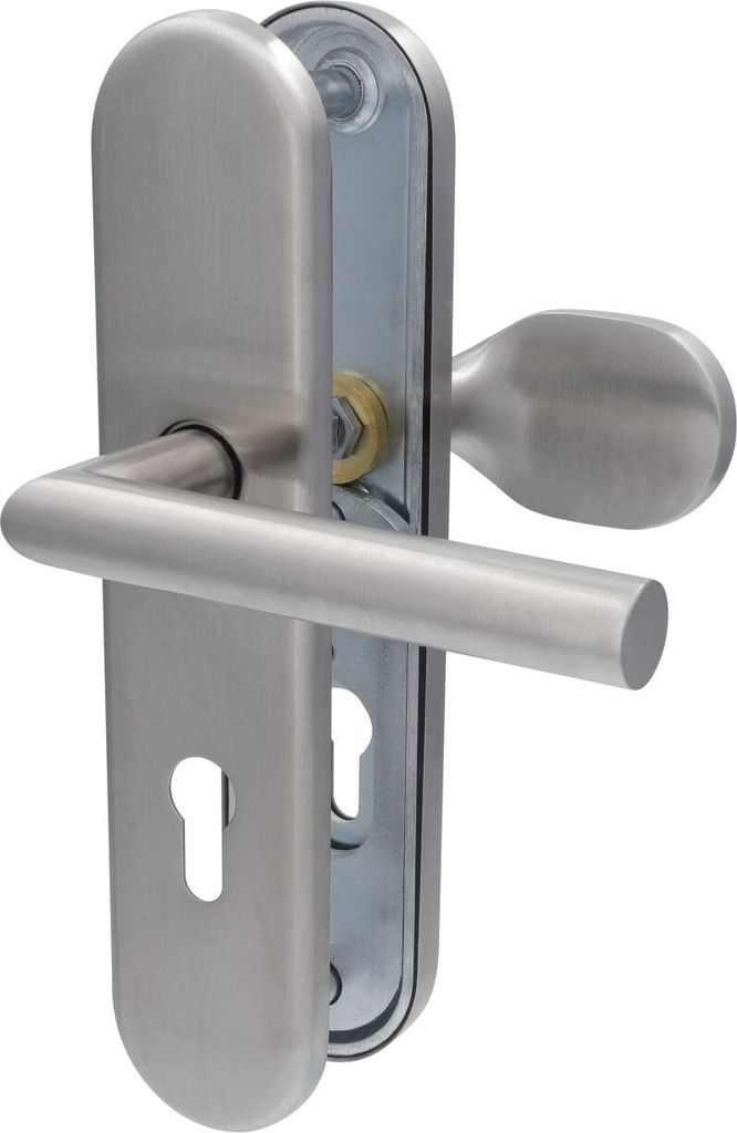 Alpertec Schutzbeschlag Security Moskau Drücker/Knopf 92 mm