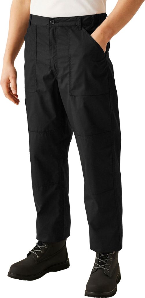 Regatta New Lined Action Hose für Männer, Kurze Beinlänge BC1492 (W36 x Kurz) (Schwarz)