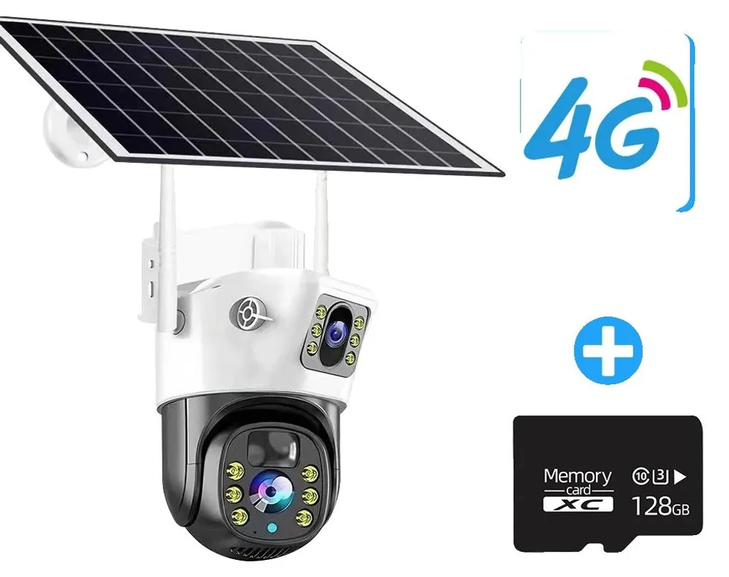 Caméra de sécurité autonome 360° pour protection maison connectée