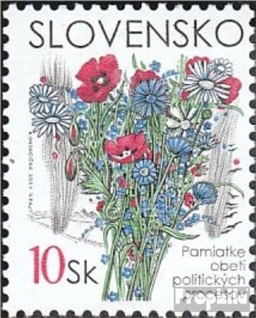 Briefmarken Slowakei 2001 Mi 407 (kompl.Ausg.) postfrisch Opfer politischer Prozesse