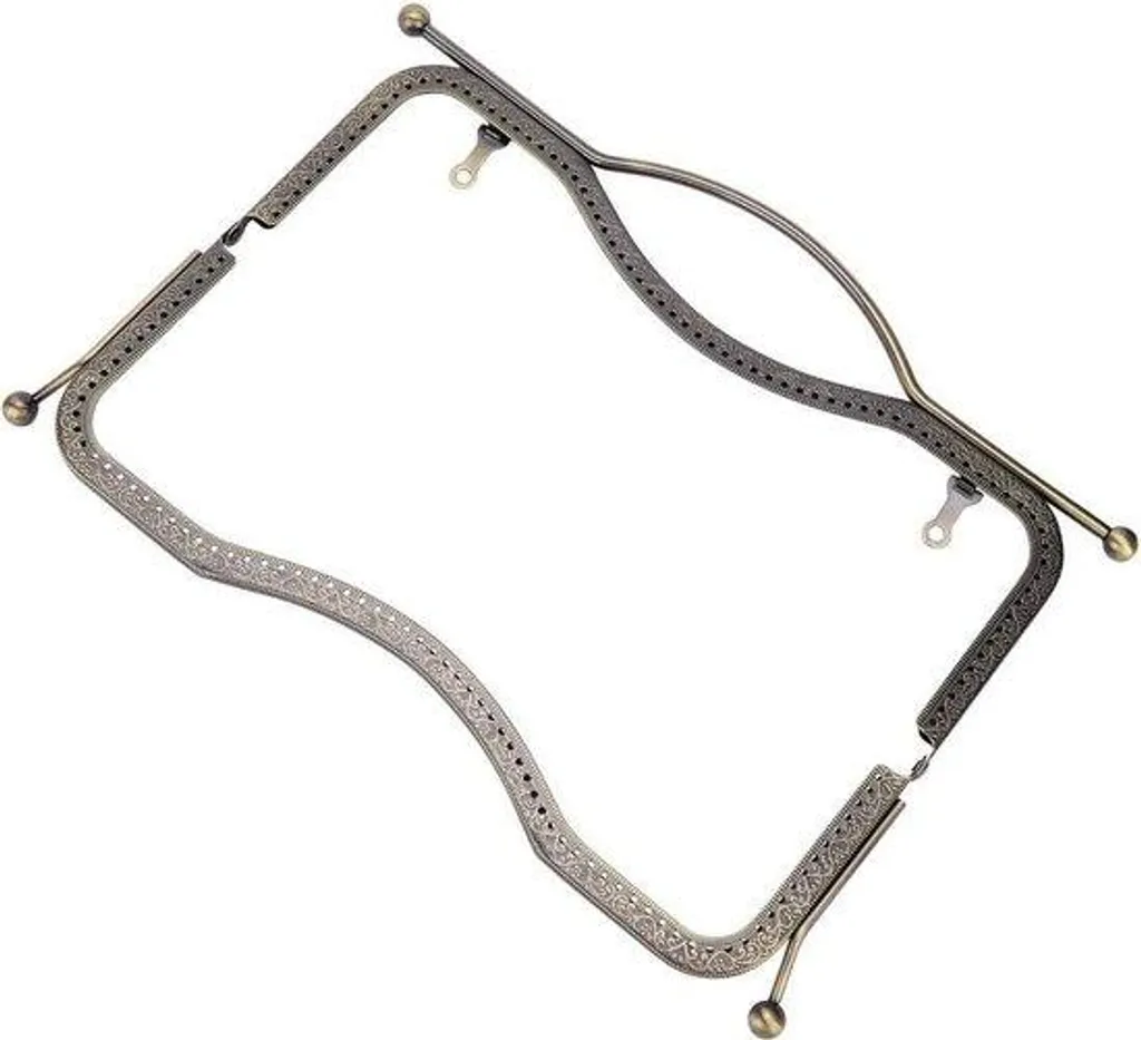 Cadre métallique rigide 30x12 cm pour portefeuille et pochette de luxe