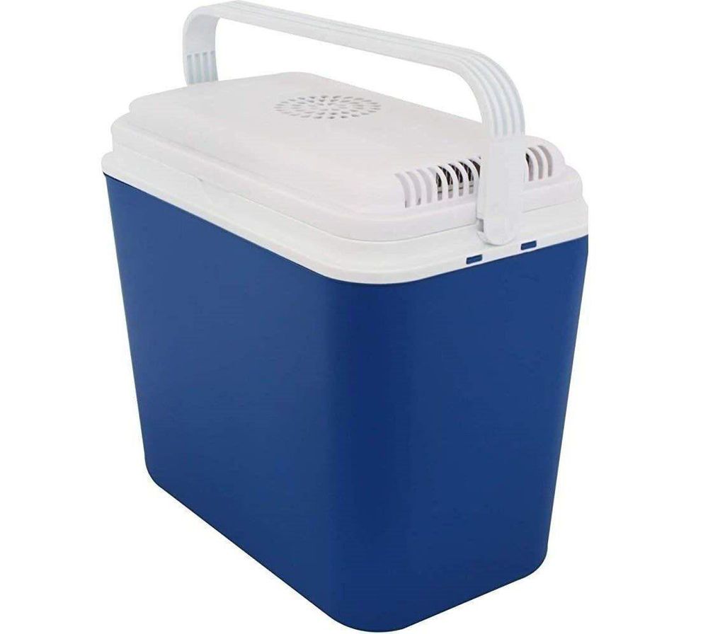 JUNG Outdoor-Flaschenkühler WA240V Mini Kühlbox blau, 22 Liter,Maße 40x23x40,Kühlen,Kühlbox Thermobox tragbar MinikühlboxAutokühlbox Geträn...