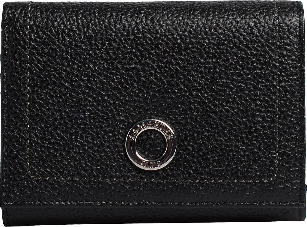 Grand portefeuille compagnon femme en cuir LaMarthe avec monnayeur