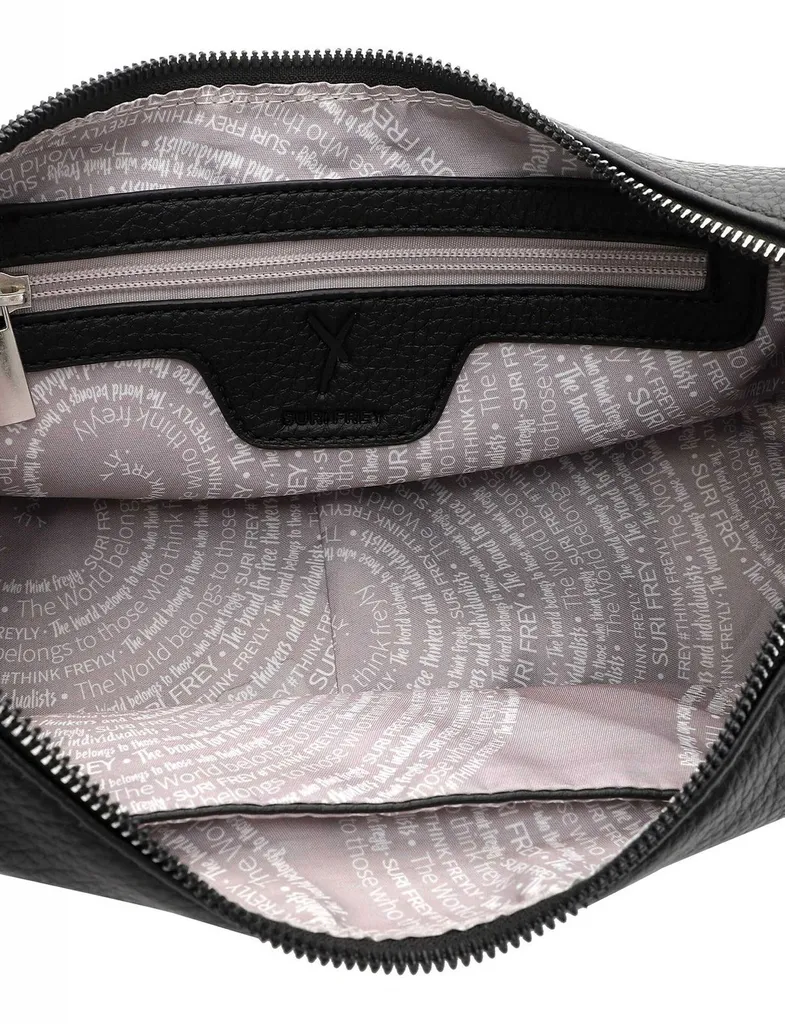 Borsa SURI FREY Shirley Hobo Black - Tracolla Glamour Nero SFY - 4