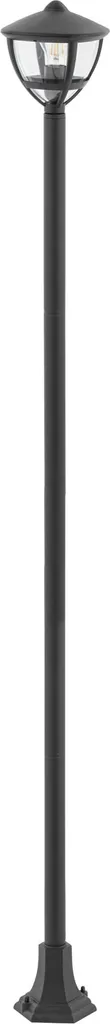 Éclairage d'allée et jardin : Lampadaire extérieur moderne AMELIA noir