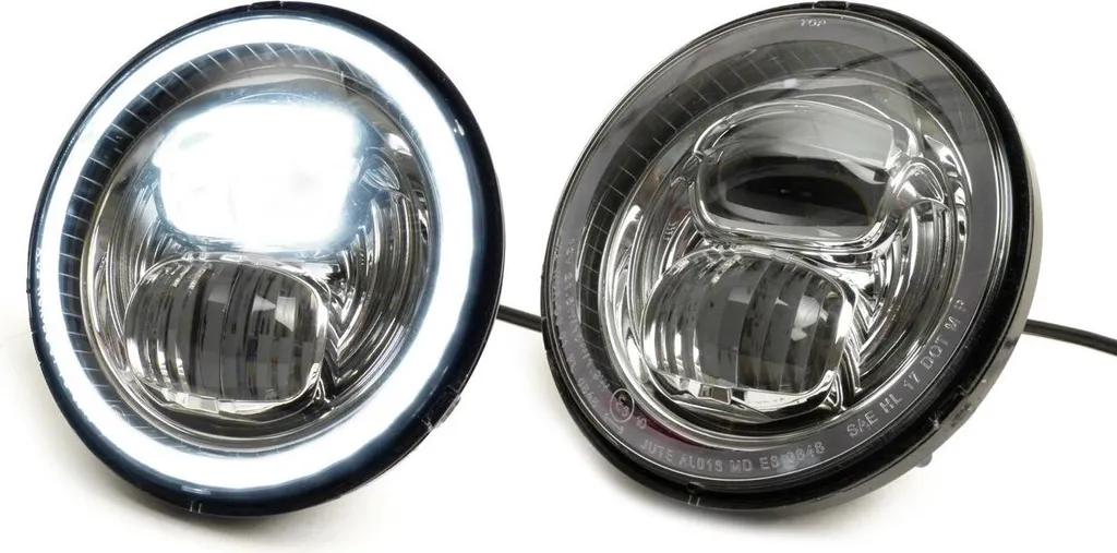 Phare Moto Nostra LED HighPower 143mm E9 pour Vespa PX et Sprint