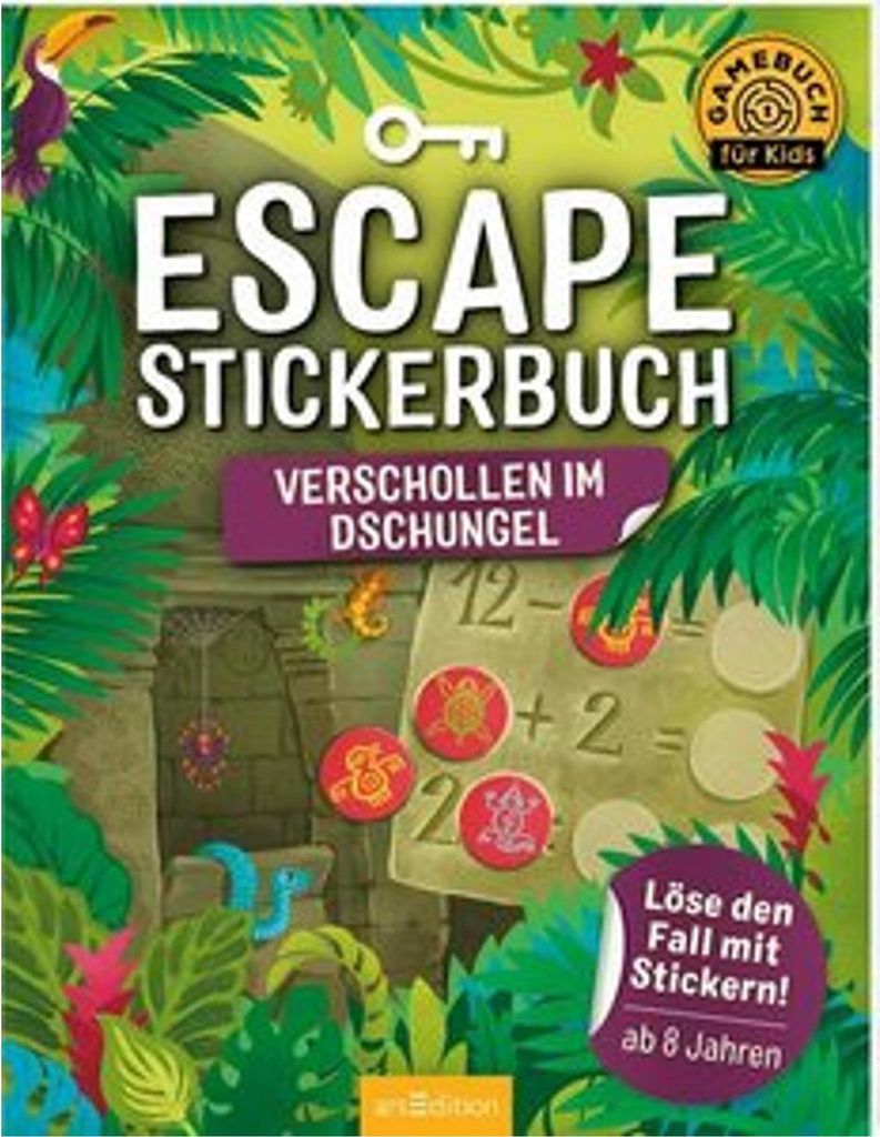 Escape-Stickerbuch - Verschollen im Dschungel