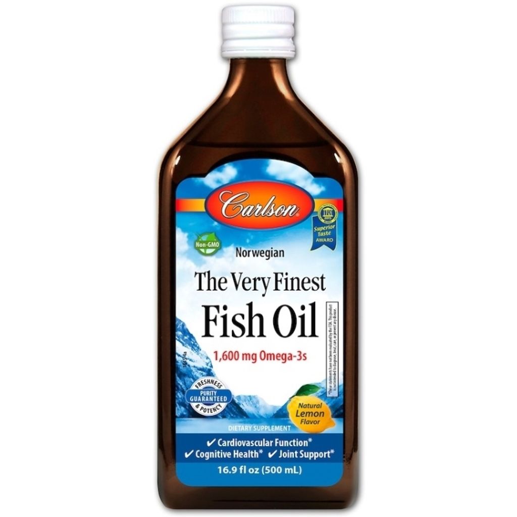 Carlson Labs The Very Finest Fish Oil 500 ml s příchutí Obrázek produktu 