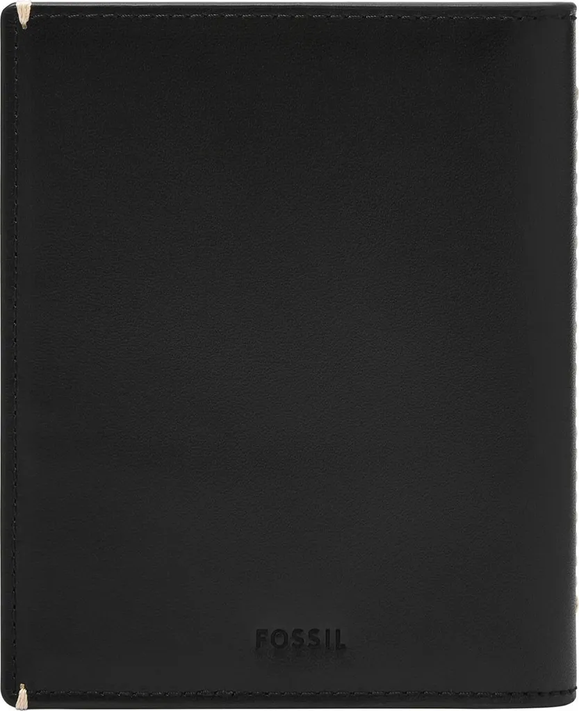 FOSSIL Noir étui porte-passeport : Protégez carte d'identité et cartes