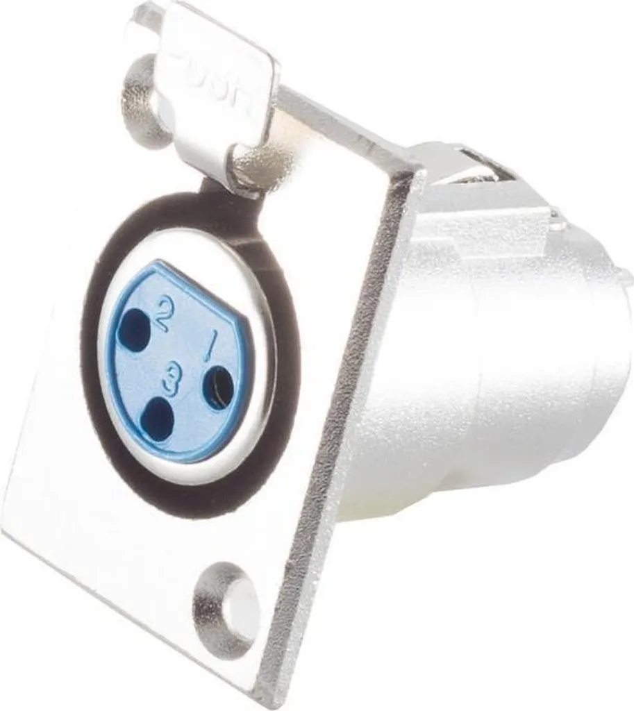 Coupleur XLR Robuste shiverpeaks BS55021 Bride de Fixation Sécurisée 3P