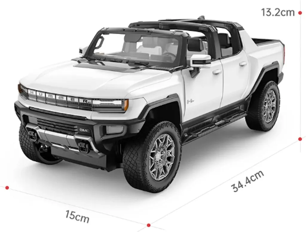 RC Hummer EV 1:16 Quatre Roues Directrices et Phares LED Télécommandé