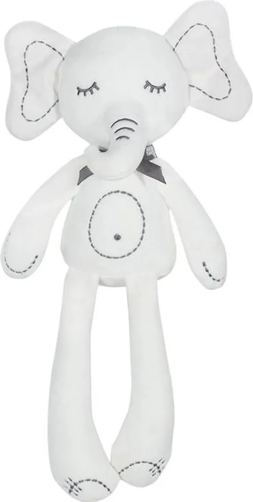 Peluche éléphant ultra douce 36cm, doudou lavable pour jouer et dormir