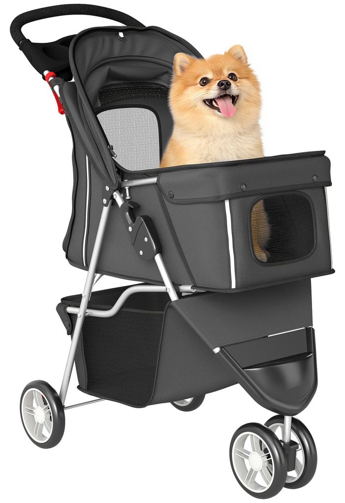 PawHut Hundewagen Faltbar Hundebuggy bis 10kg mit Produktbild 