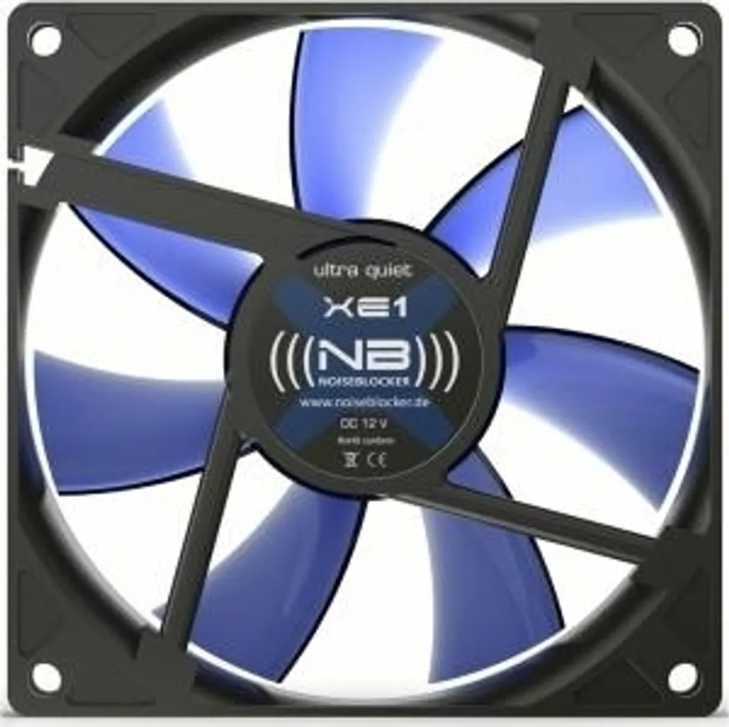 Ventola 92mm Noiseblocker XE2 BlackSilent - Recensione e Vendita Online
