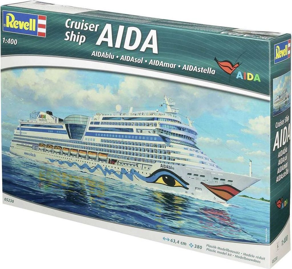 Revell 05230 Aida Schiffsmodell Bausatz 1:400 (05230) Immagine del prodotto 