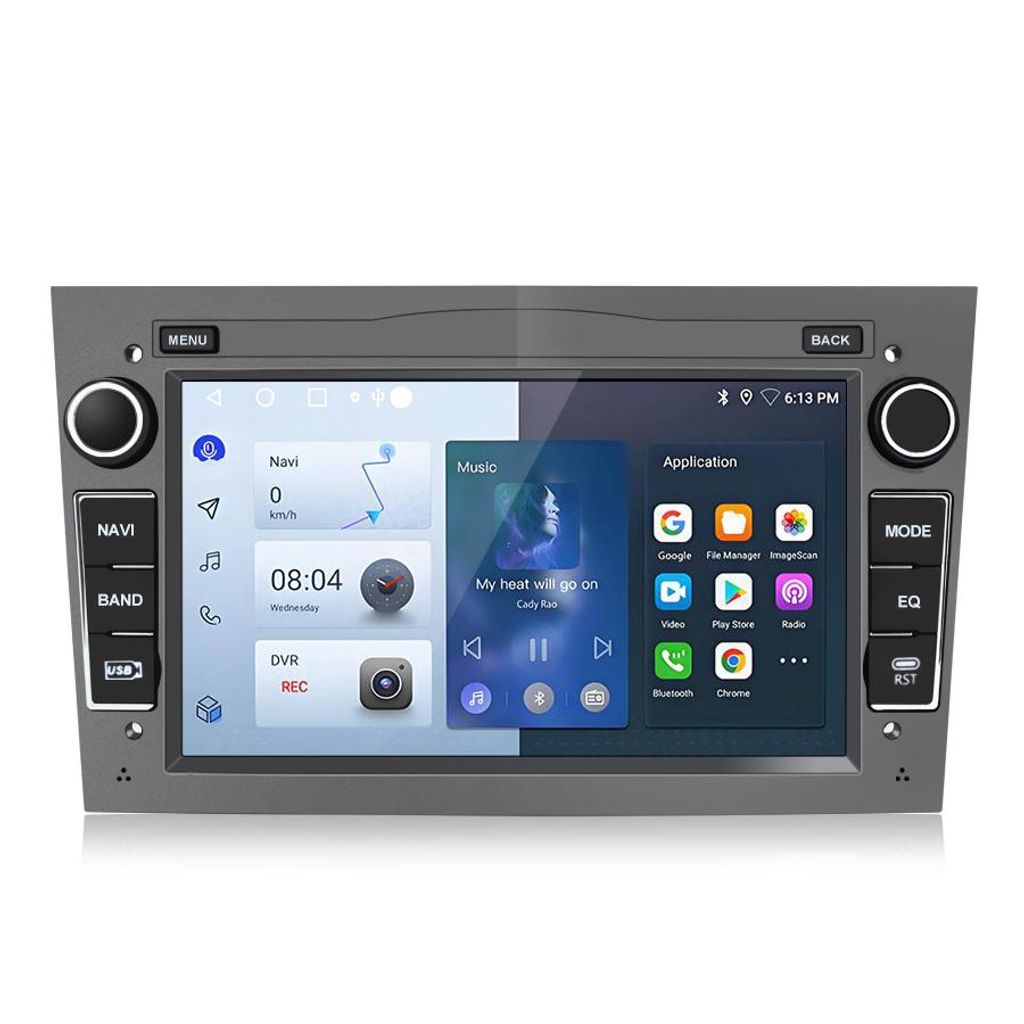 7'' Android13 2+64G Carplay android auto Für Opel Astra H Corsa C D Zafira DAB+ Autoradio GPS Navi SWC BT Wifi