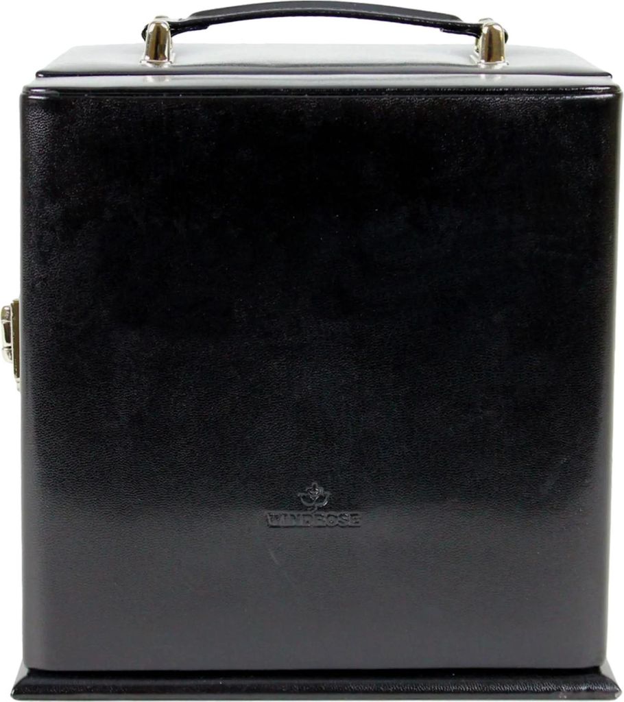 Windrose Merino Schmuckkasten Leder 25.2 cm