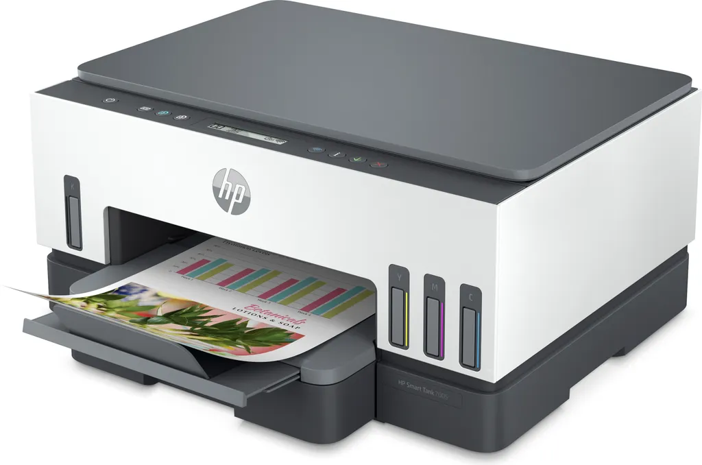 Imprimante HP Smart Tank 7005 Idéale Télétravail et Famille sans Cartouche