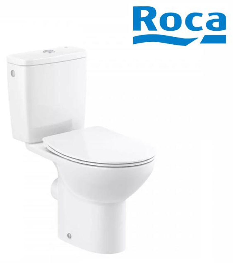 Roca | Kompakt-wc - 65x76x35 Cm - Rimless - Sanitäre Keramik - Weißes Wc