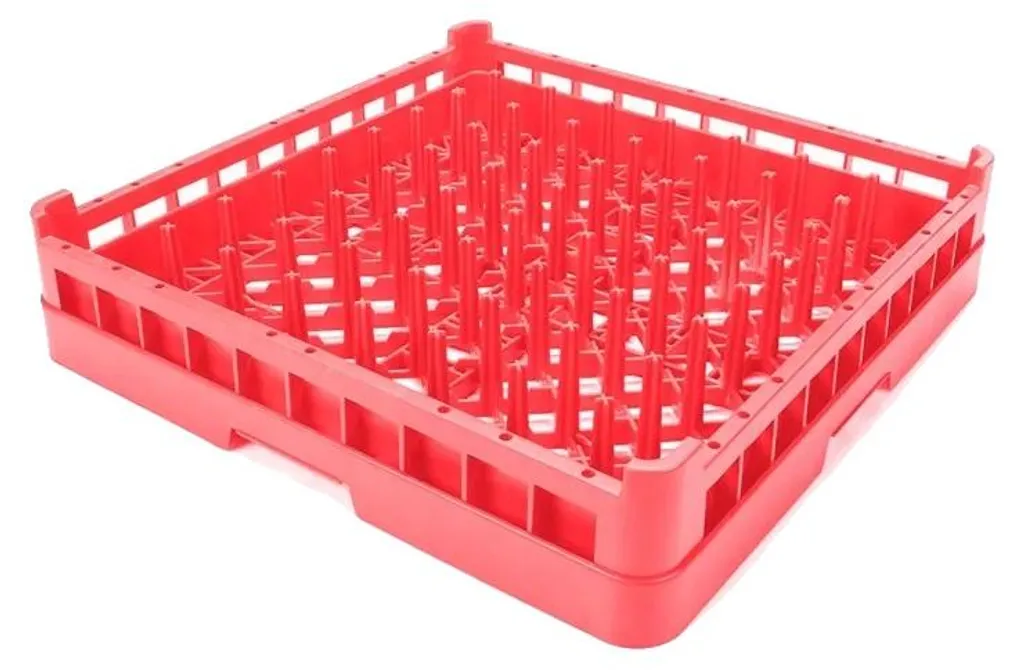 Casier de lavage pour assiettes de grande taille, format 50x50 cm pro