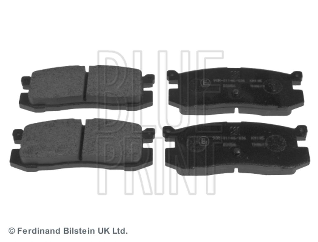BLUE PRINT Bremsbeläge Satz Hinten für MAZDA 626 III (GD) Produktbild 