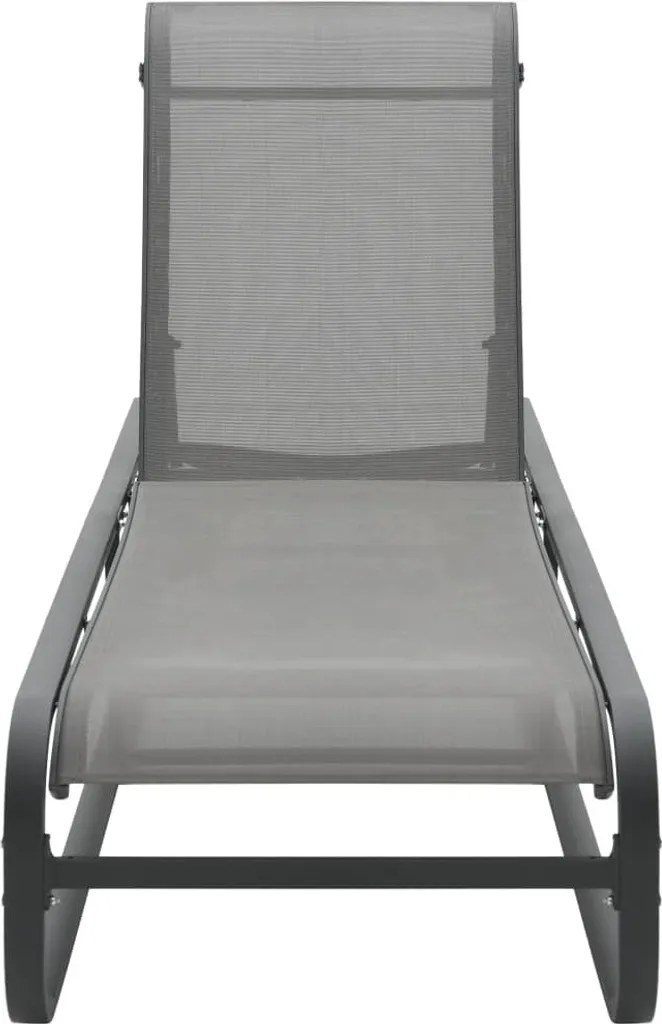 Bain de Soleil Robuste en Aluminium et Textilène Inaltérable vidaXL - 10