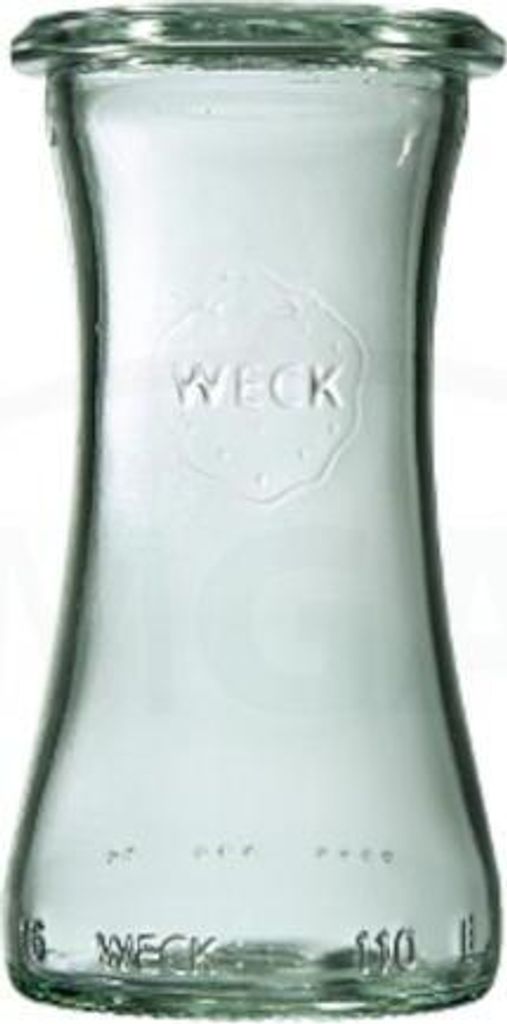WECK DELI Glas ohne Deckel, 100 ml, 6er Pack