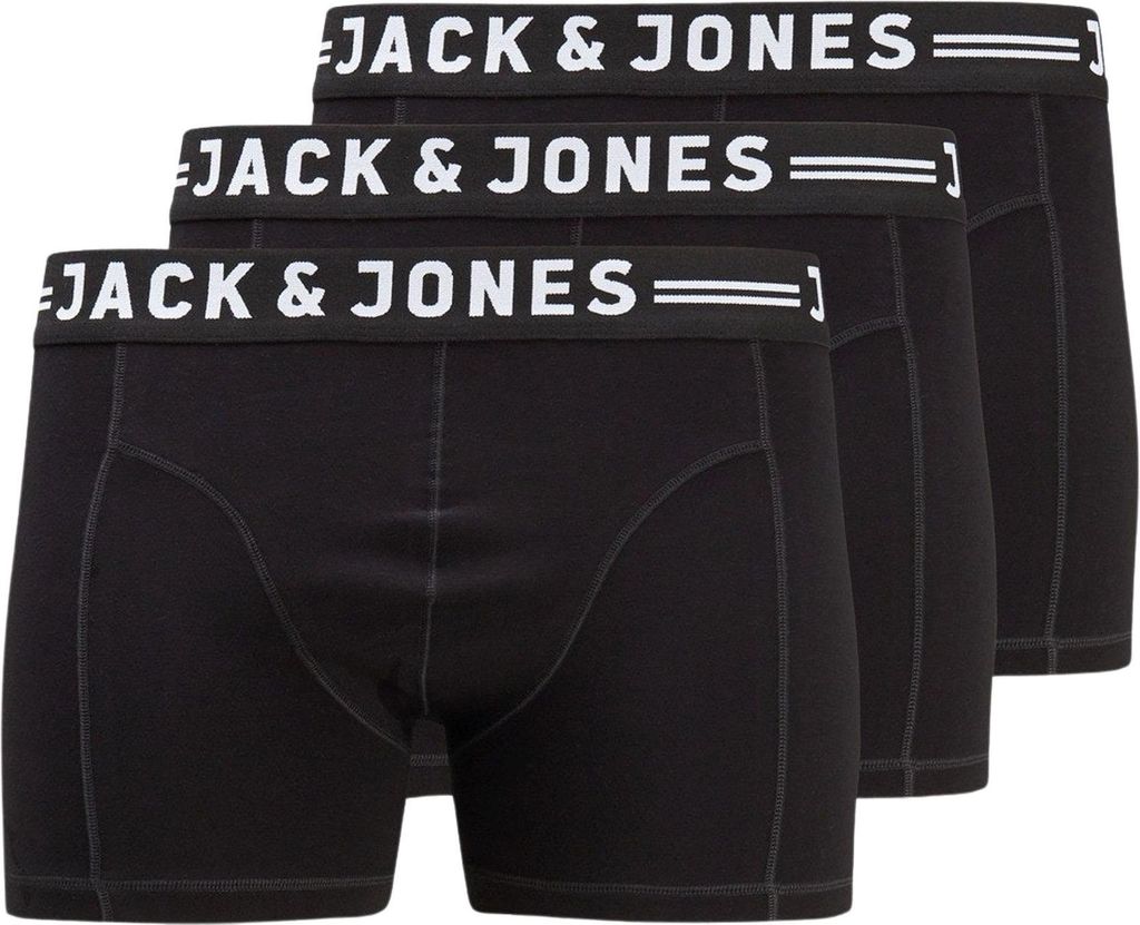 Jack & Jones Sense Trunk Boxershorts Herren (Übergröße) (3-pack)