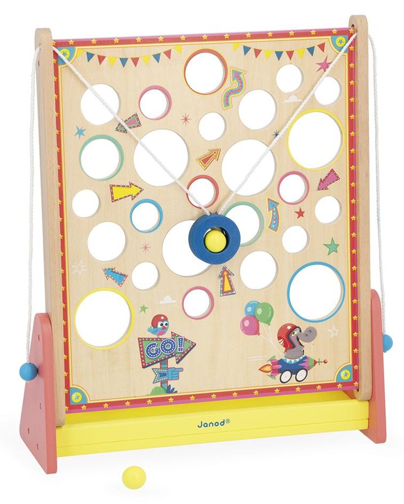 Janod Geschicklichkeitsspiel Applepop - Käselabyrinth Holzspiel