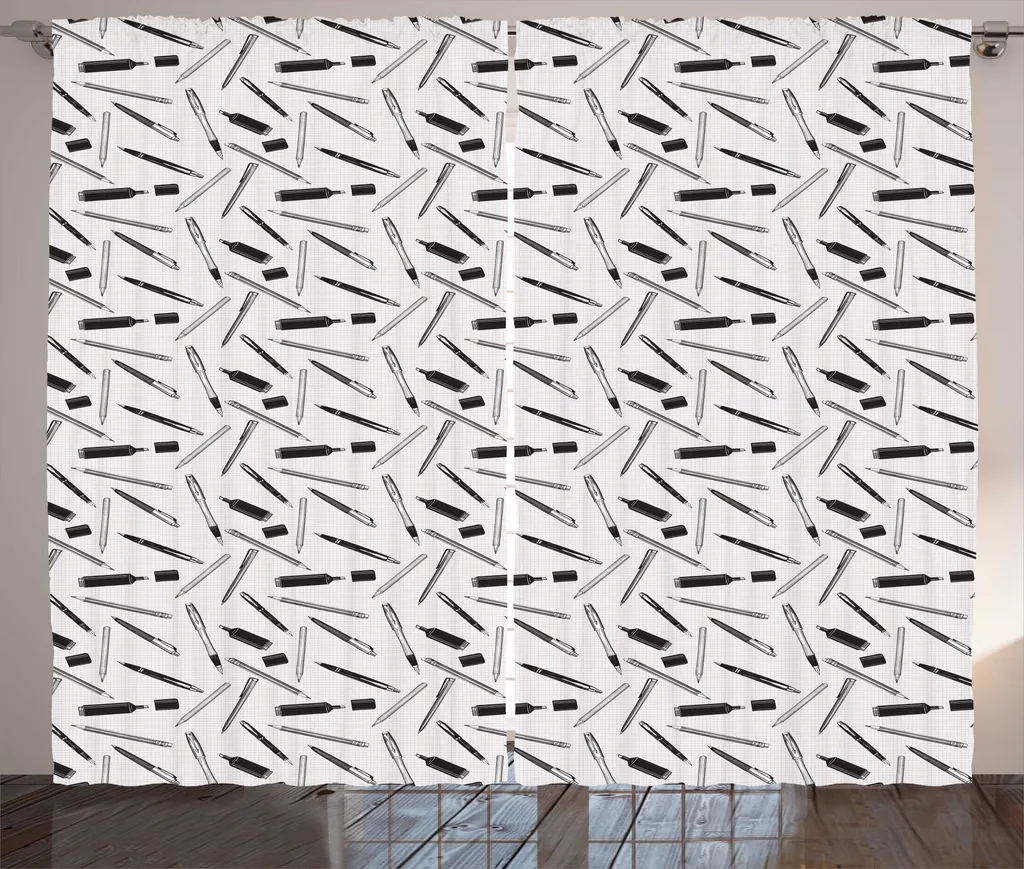 Habillez vos fenêtres avec ce rideau à fronces artistique 280 x 225 cm