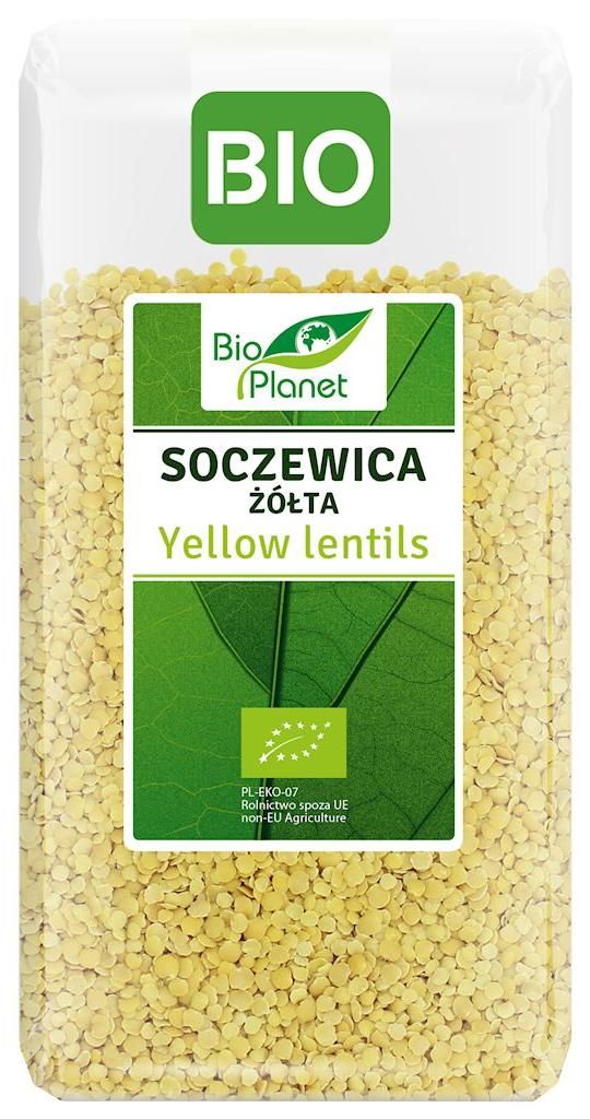 SOCZEWICA ŻÓŁTA BIO 500 g - BIO PLANET
