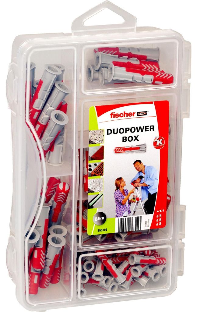 fischer DuoPower-Box mini , Dübel, (85-teilig)
