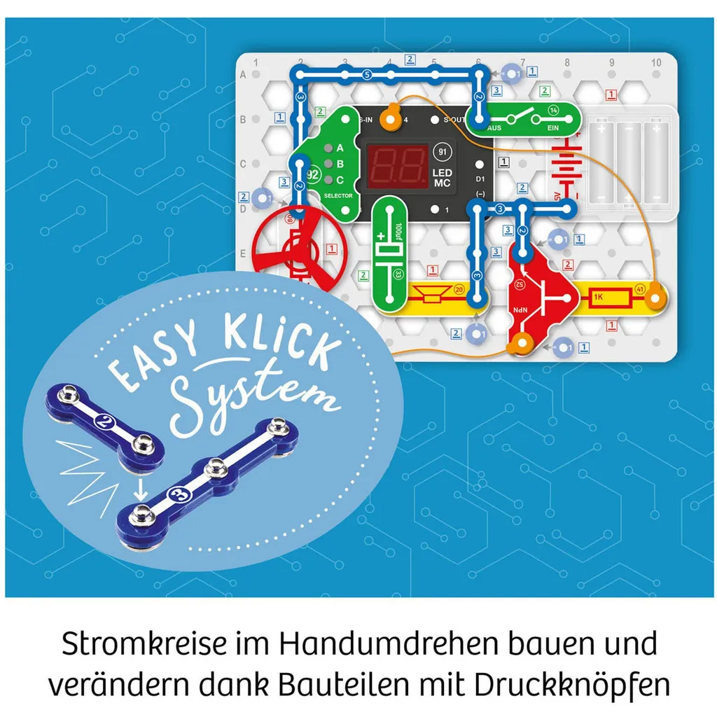 Kit Électricité Facile KOSMOS : Circuits Électriques sans Soudure 8 ans - 4