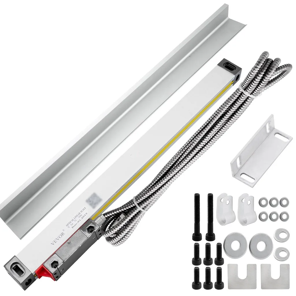 Règle de Mesure Linéaire 300mm 0.005mm avec Capteur Optique en Verre