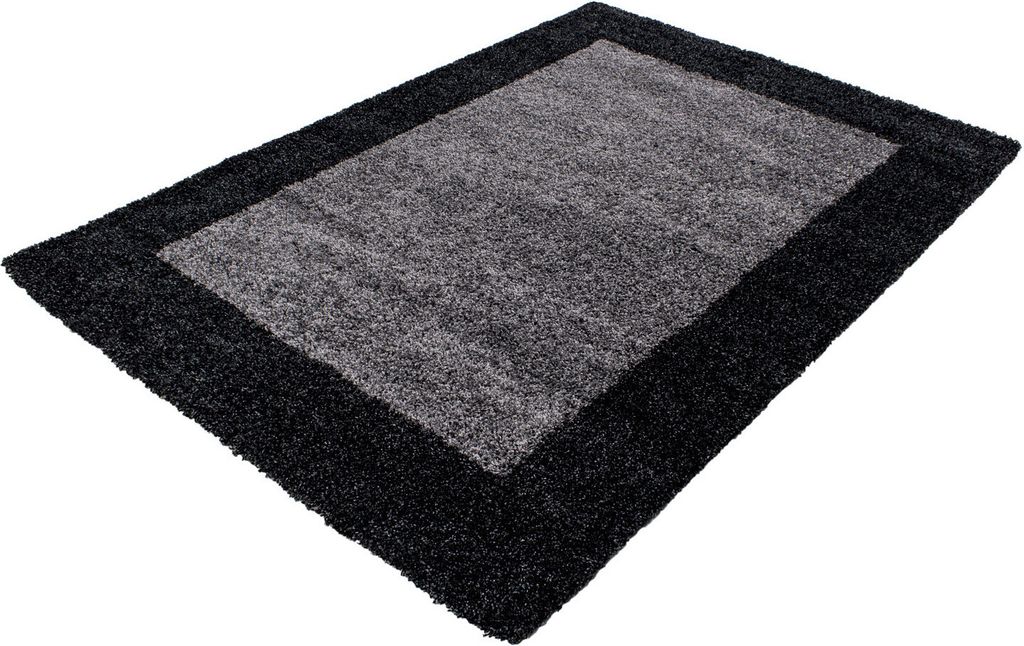 Life Shaggy Schatten teppich hochflor rechteckig 200x290cm anthrazit