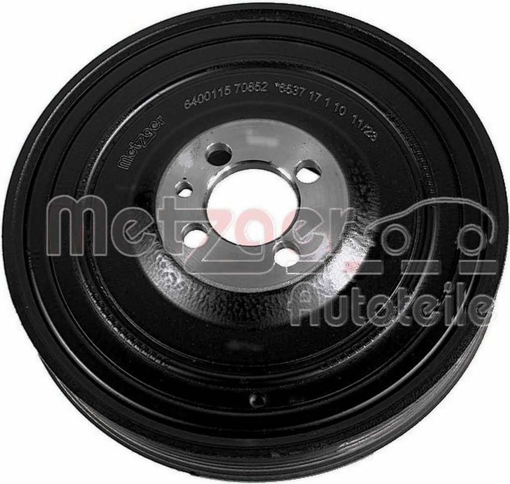 Riemenscheibe Kurbelwelle Ø 165 mm 6 Rippen METZGER für u.a. FIAT DUCATO