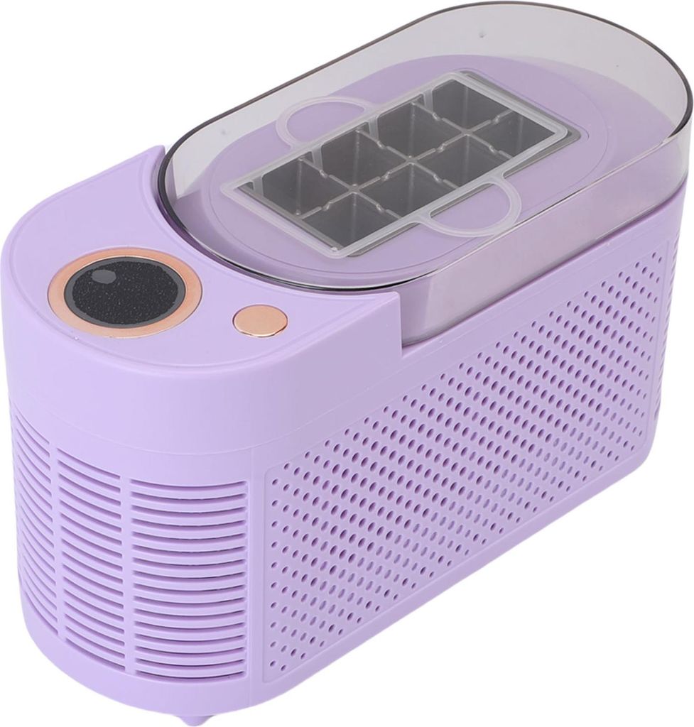 Theken-Eiswürfelmaschine 8 Würfel Tragbare Mini-Eiswürfelmaschine 120W für Haus und Auto EU-Stecker