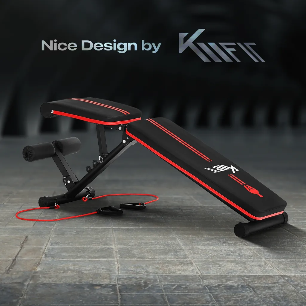 Banc de musculation réglable pour entraînement à la maison pliable KM-Fit - 8