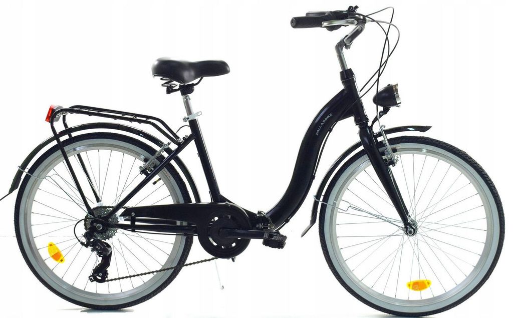 Rower Dallas Składak 24" 6 spd - czarny Łabądź Zdjęcie produktu 