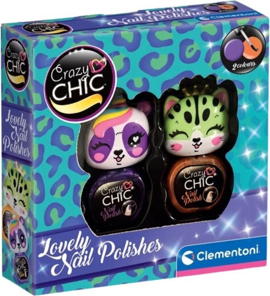 CLEMENTONI Crazy Chic Beauty: Nagellack-Set 1