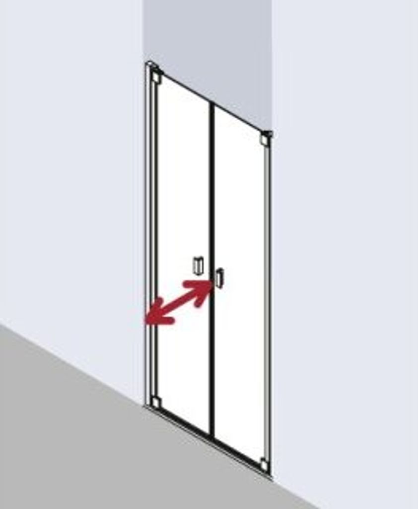 Kermi RAPTD11320VPK Pendeltür Raya PTD 1130x